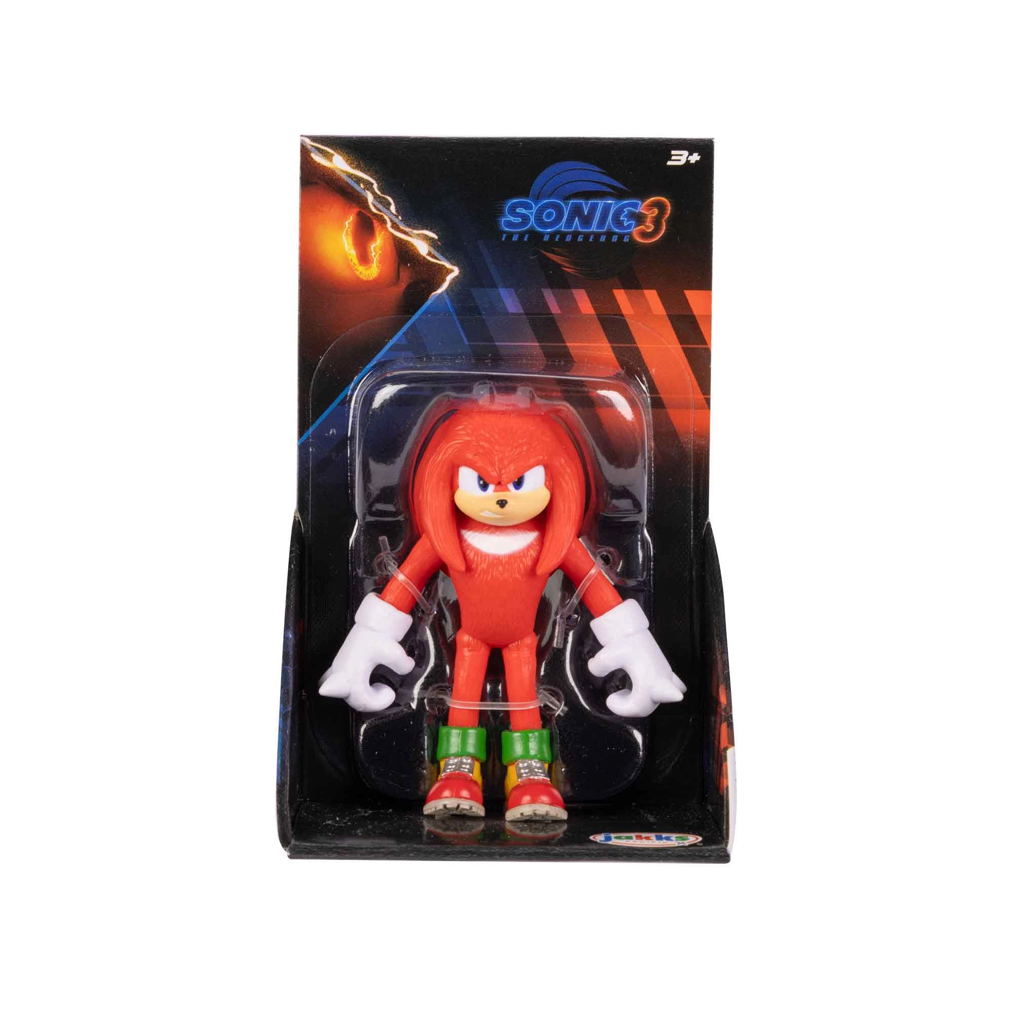 Boneco Knuckles De 6Cm - Sonic 3: O Filme Boneco Knuckles De 6Cm - Sonic 3: O Filme