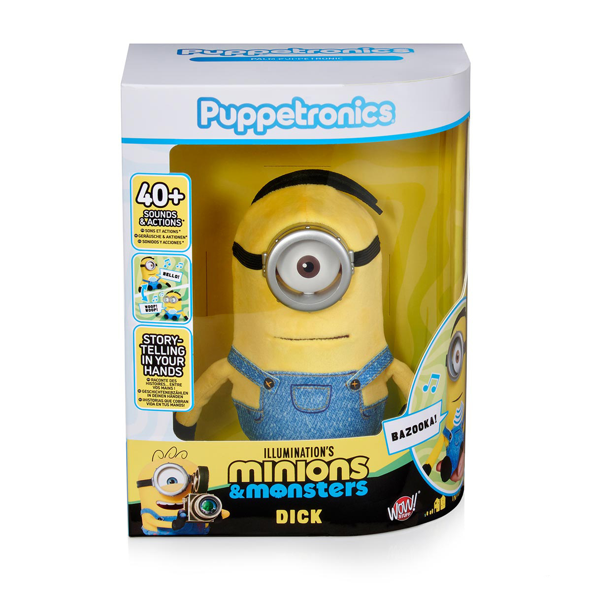 Pelúcia Interativa Dick - Puppetronics Minions & Monstros Pelúcia Interativa Dick - Puppetronics Minions & Monstros