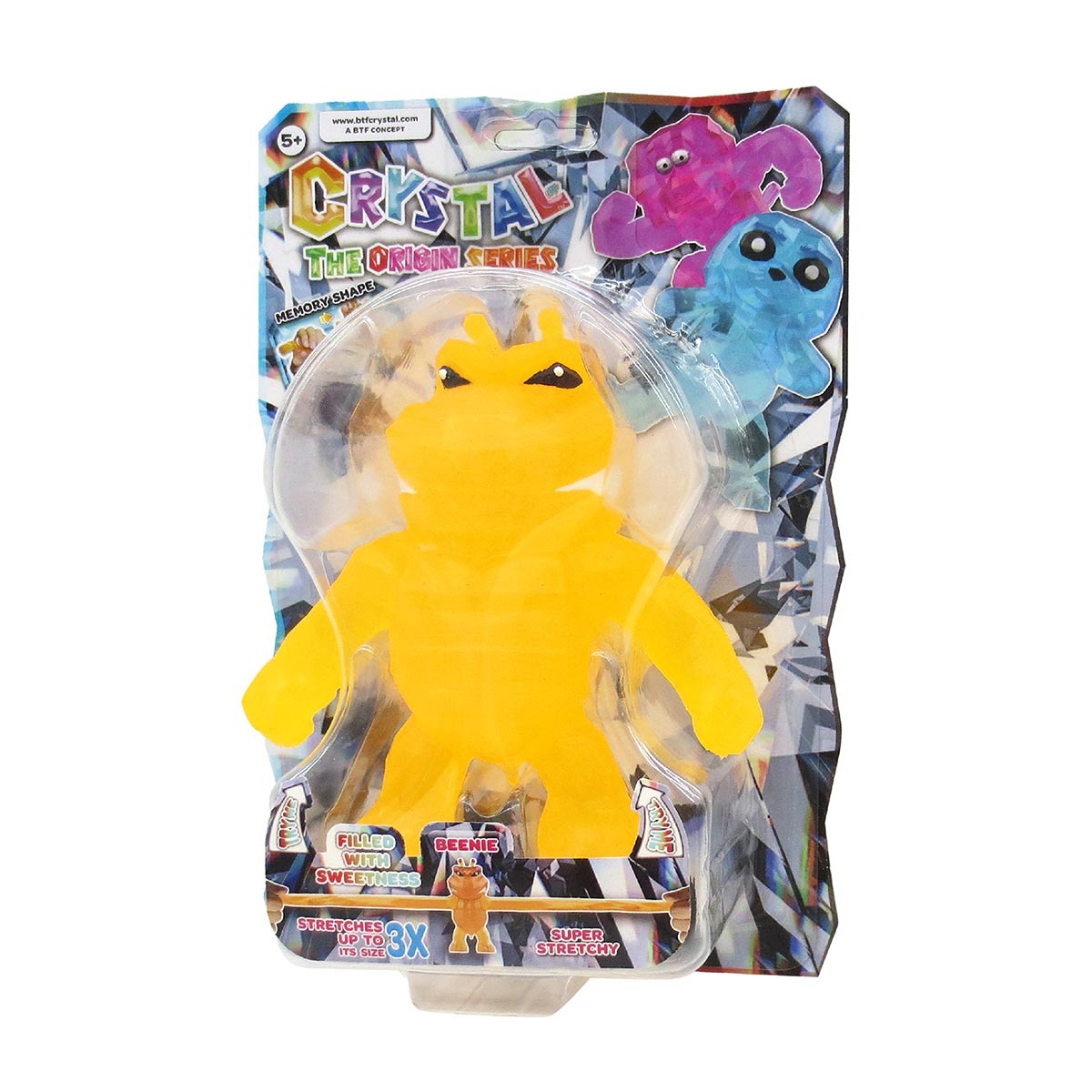 Stretchapalz Crystal - Boneco Beenie 12Cm Animal - Sunny