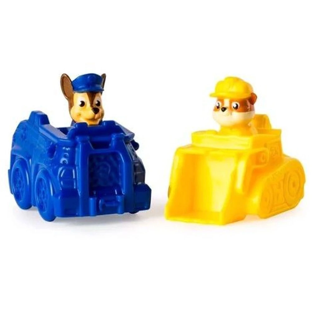Patrulha Canina - Miniveículos Pack Com 2 Veículos - Rubble E Chase