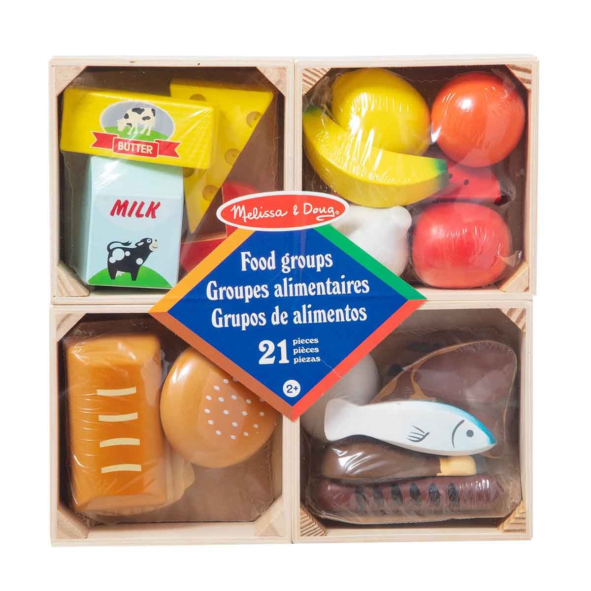 Comidinha de Brinquedo Madeira com 21 pecas - Melissa & Doug