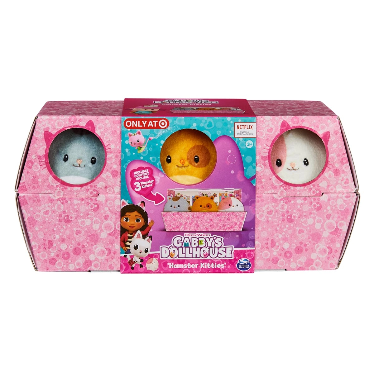 3 Pelucias De Hamster Kitties - Gabbys Dollhouse