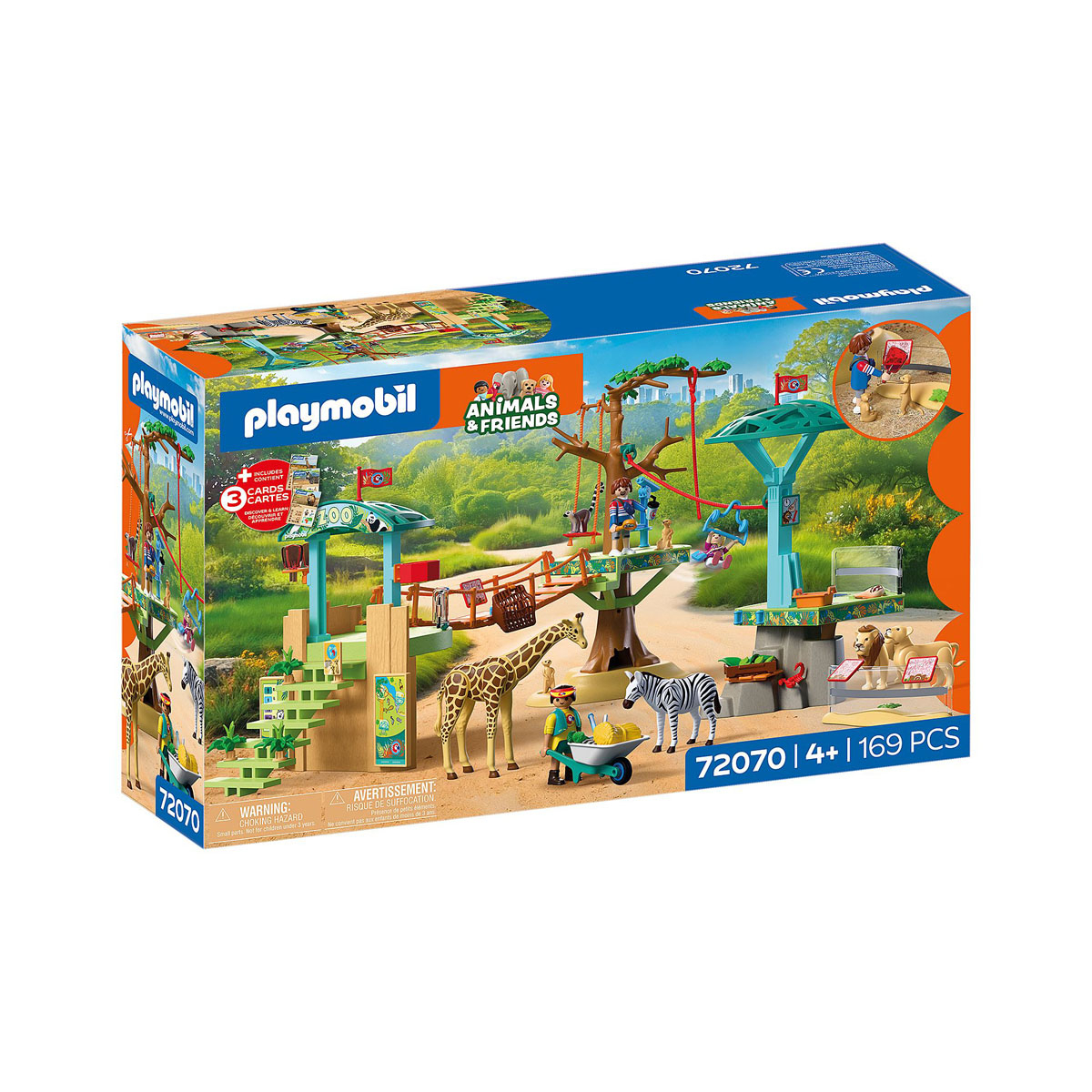 Parque de Escalada Selvagem - Playmobil Animals & Friends 72070