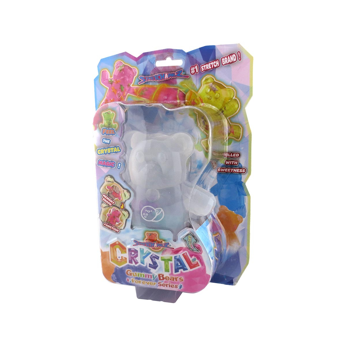 Stretchapalz Crystal - Boneco Urso Fiji 12Cm Urso - Sunny Stretchapalz Crystal - Boneco Urso Fiji 12Cm Urso - Sunny