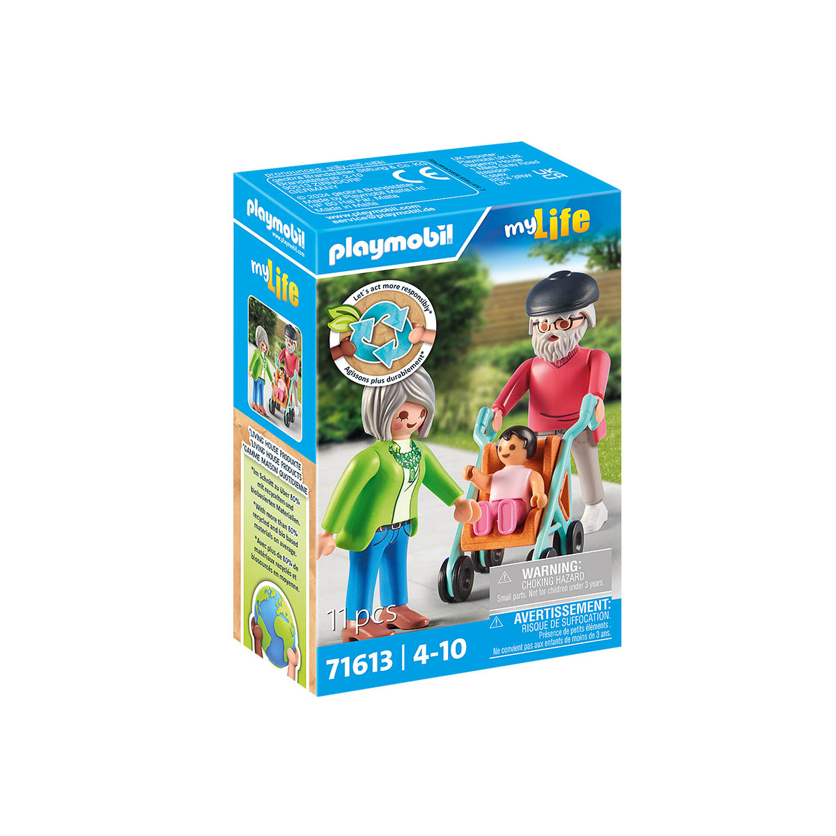 Avós com Bebê - Playmobil 71613