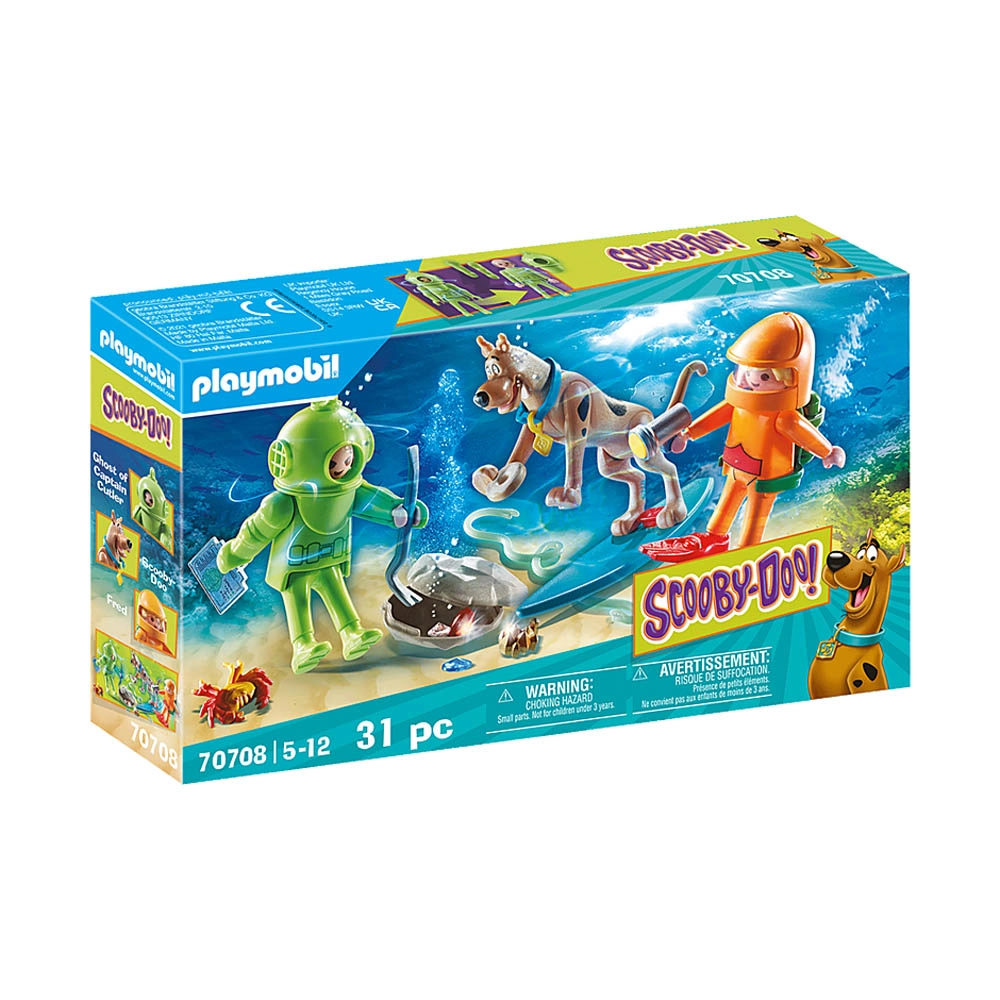 Playmobil - Aventura Com O Fantasma Mergulhador - Scooby-Doo! - 70708