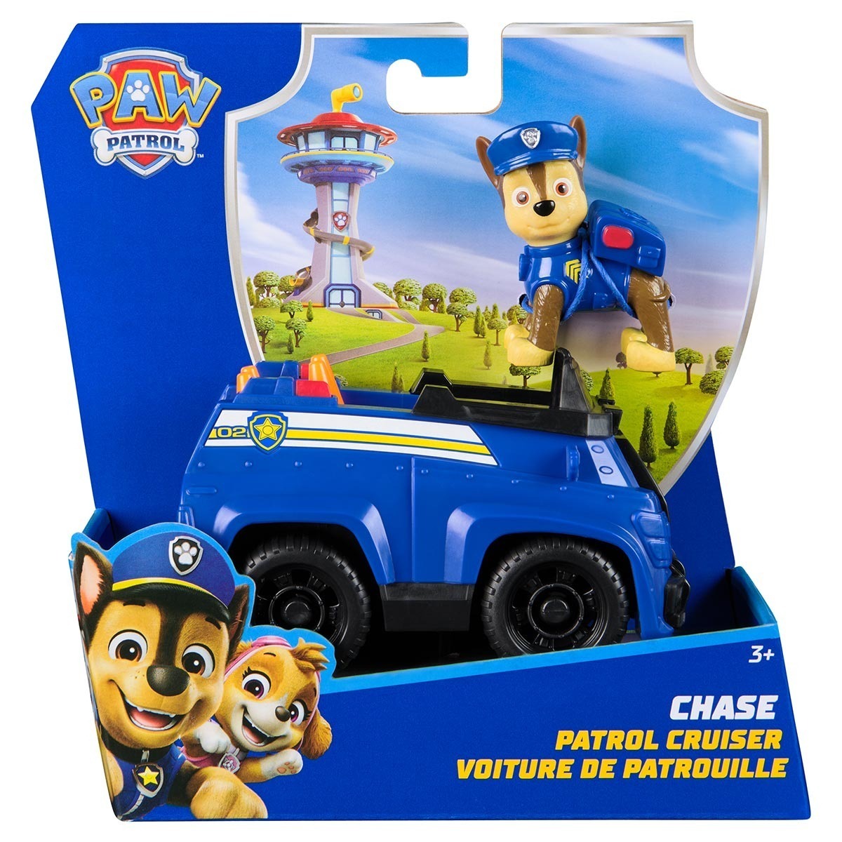 Patrulha Canina - Veículo Do Chase + Boneco De 6Cm (Novo)