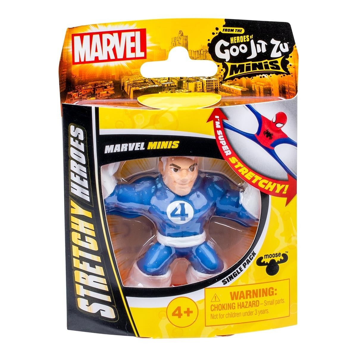 Mini Boneco Elástico Senhor Fantástico de 6cm - Goo Jit Zu
