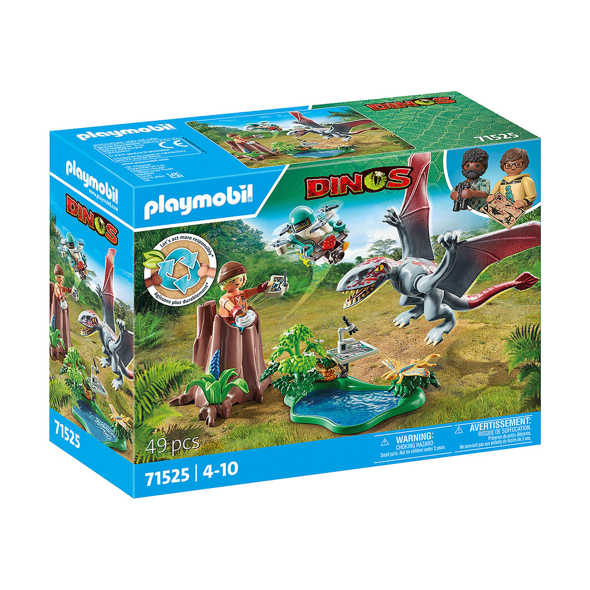 Observatório para Dimorphodon - Playmobil Dinos 71525 Observatório para Dimorphodon - Playmobil Dinos 71525