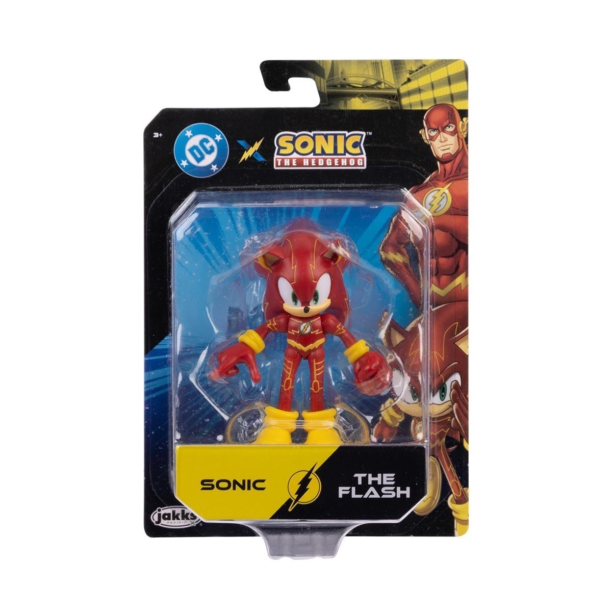 Boneco Articulado Do Sonic The Flash de 6cm - Sonic Warner