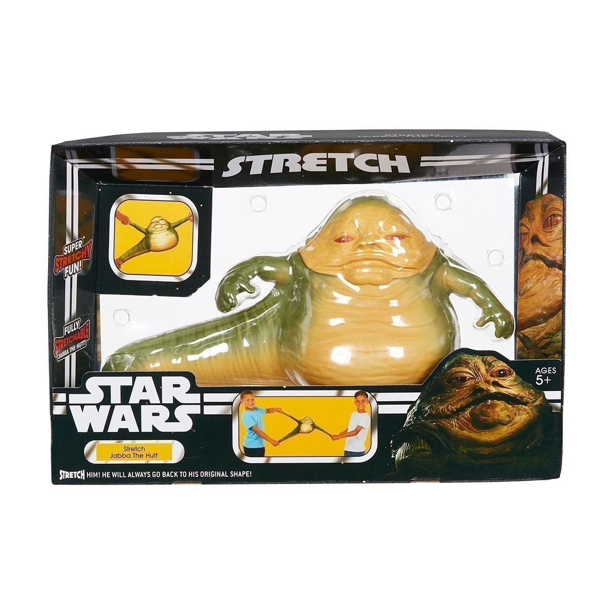 Stretch - Boneco Star Wars Elático 38Cm - Jabba The Hutt