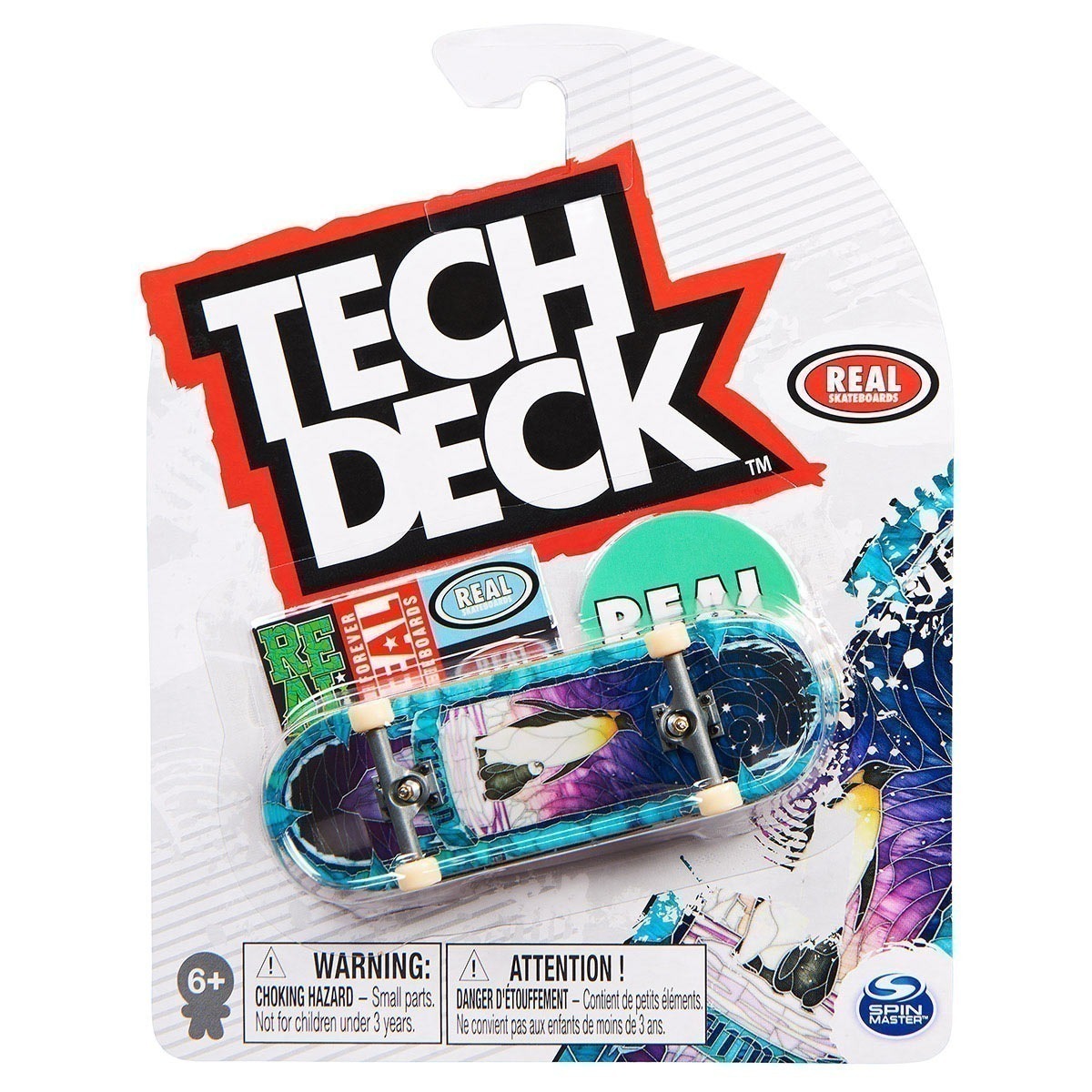 Skate De Dedo Fingerboard Tech Deck - Sunny Skate De Dedo 96Mm - Real Pinguim - Tech Deck Skate De Dedo Fingerboard Tech Deck - Sunny Skate De Dedo 96Mm - Real Pinguim - Tech Deck