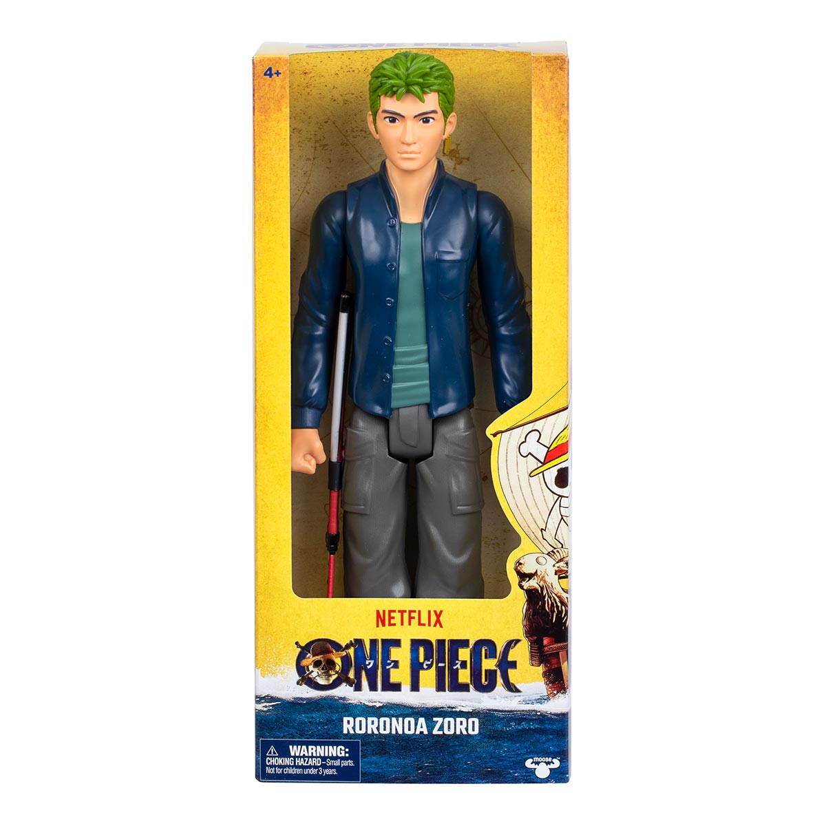 Boneco Zoro de 30cm - One Piece Live Action