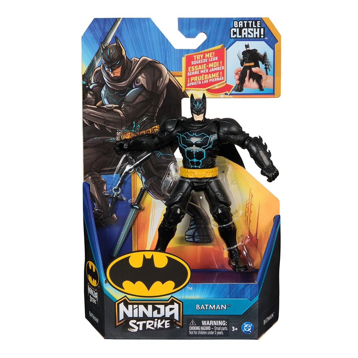Boneco Batman de 15cm e Acessórios - Batman Ninja Strike
