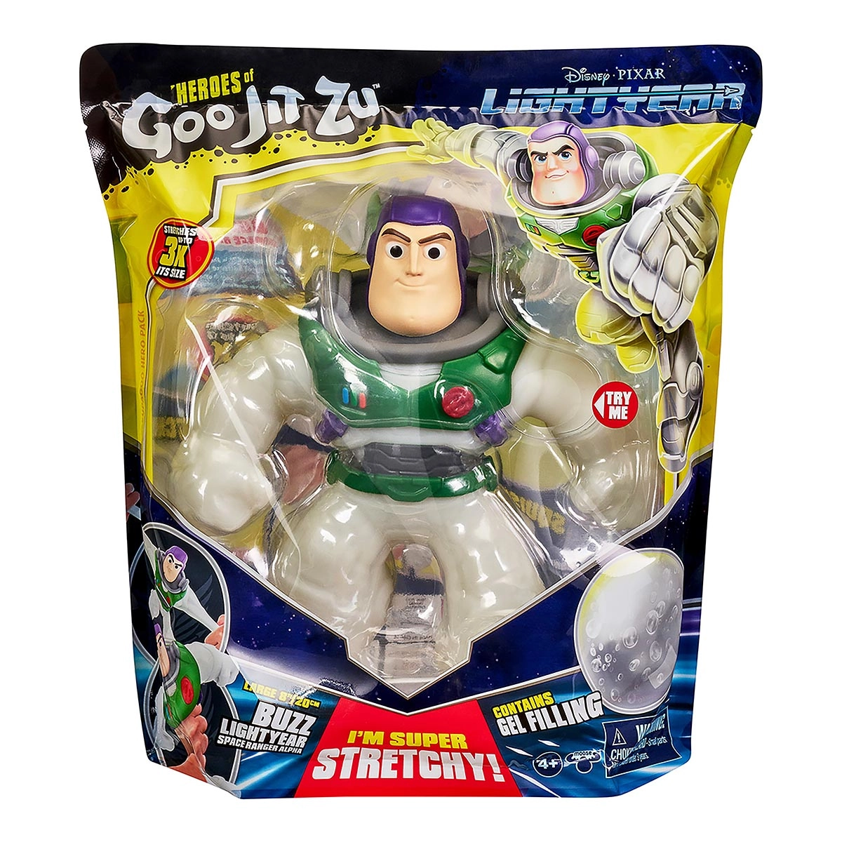 Boneco Elástico Gigante De 20Cm Buzz Lightyear - Goo Jit Zu