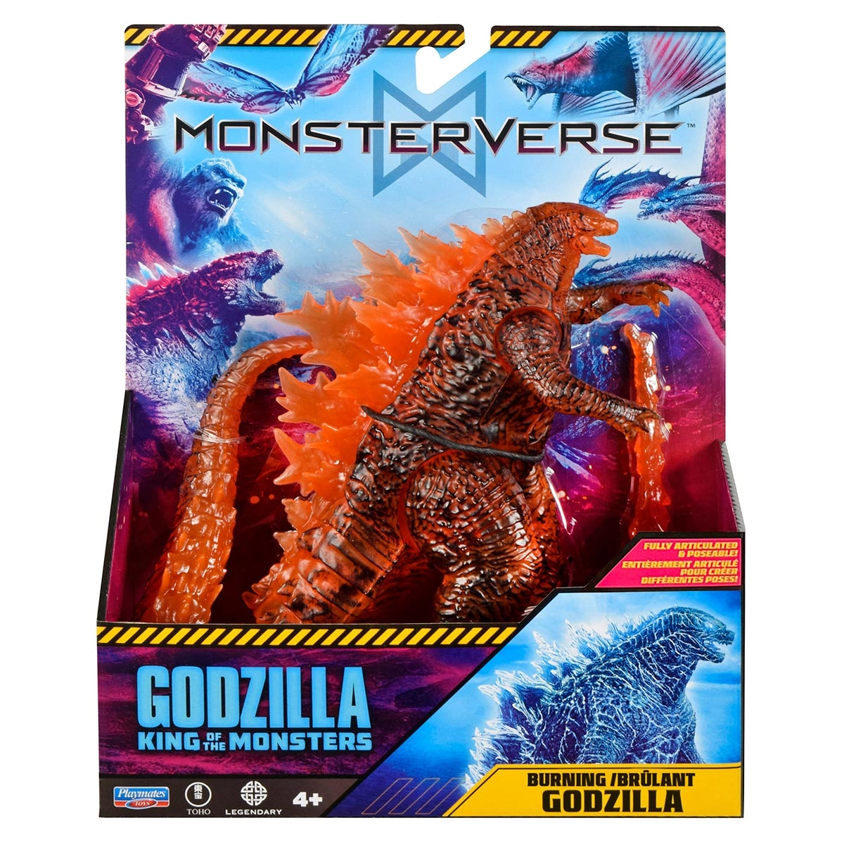 Boneco Burning Godzilla 15 cm - Godzilla, O Rei dos Monstros