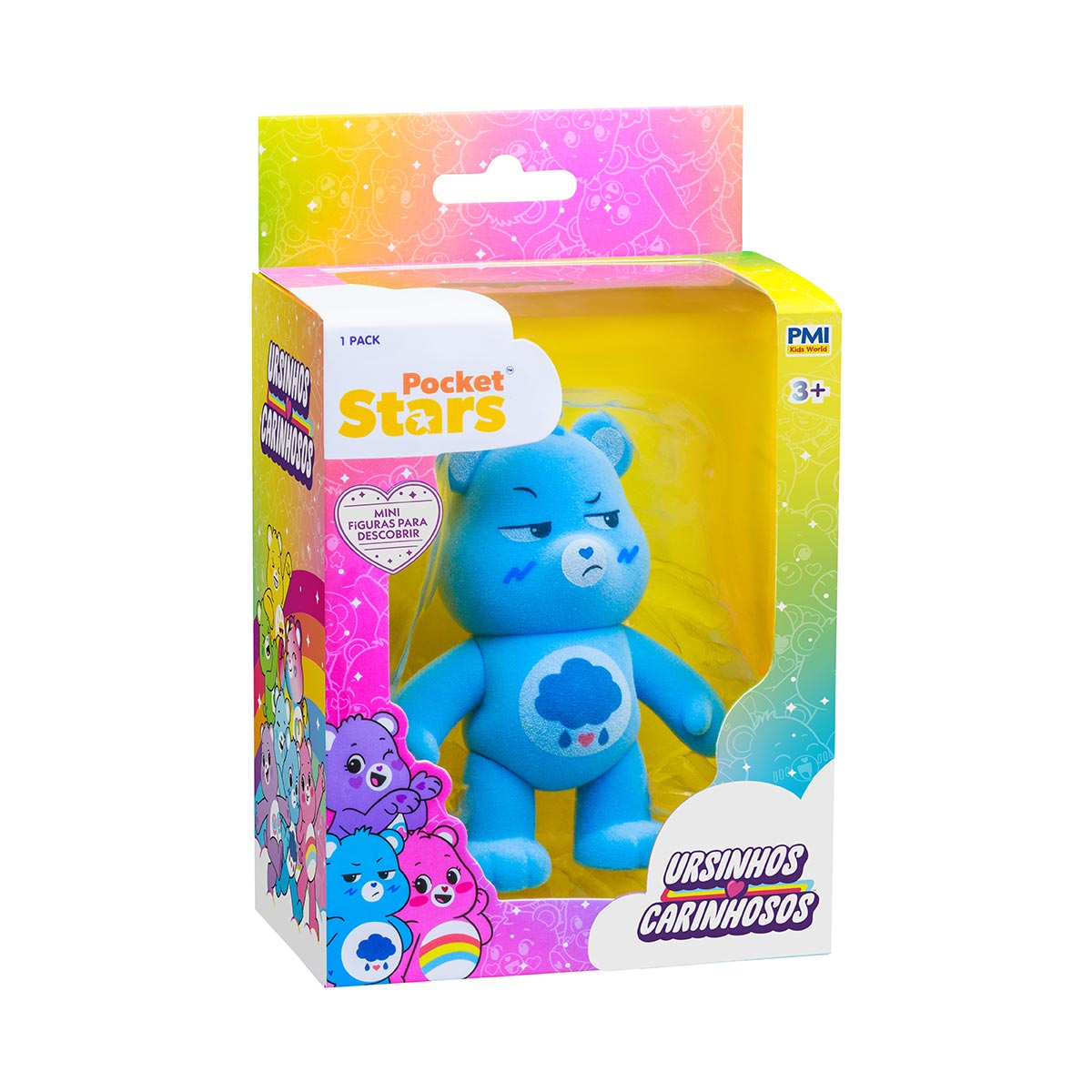 Boneco Ursinho Zangadinho de 10cm - Ursinhos Carinhosos