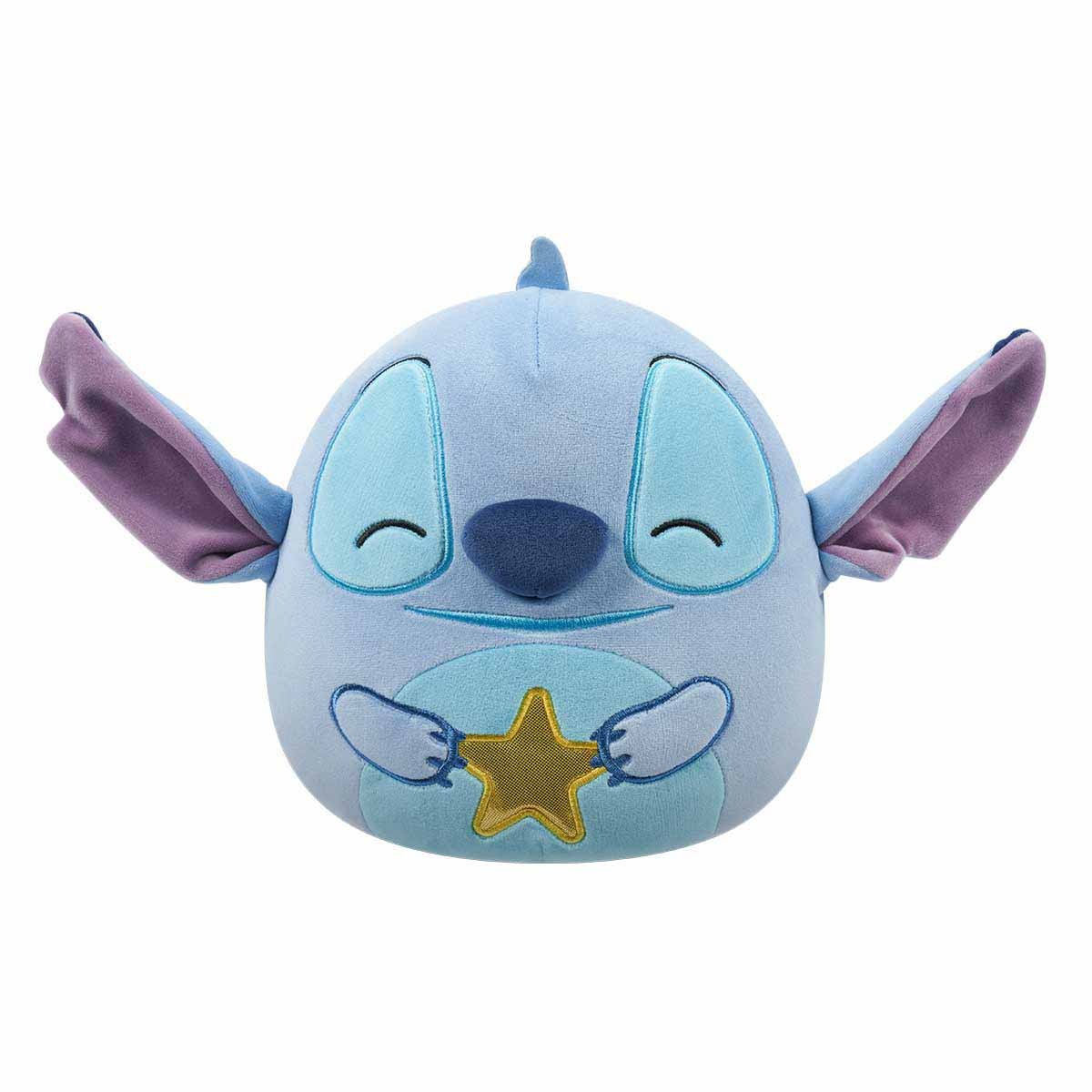 Pelúcia Squishmallows 20Cm Do Stitch Com Estrela - Disney