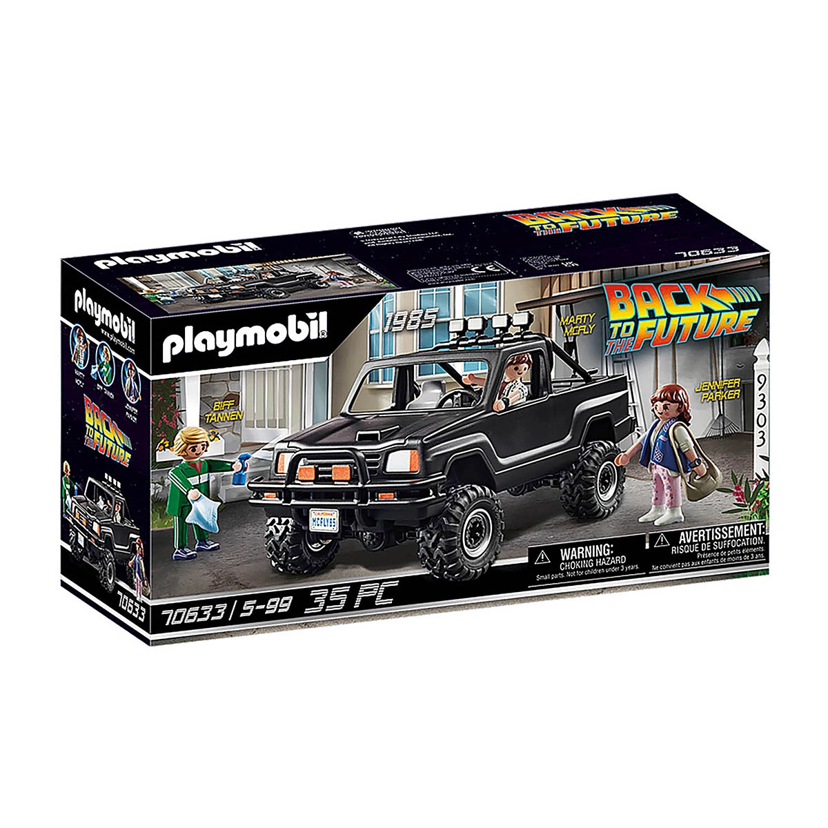 Playmobil - Pick-Up Marty Mcfly - De Volta Para O Futuro - 70633