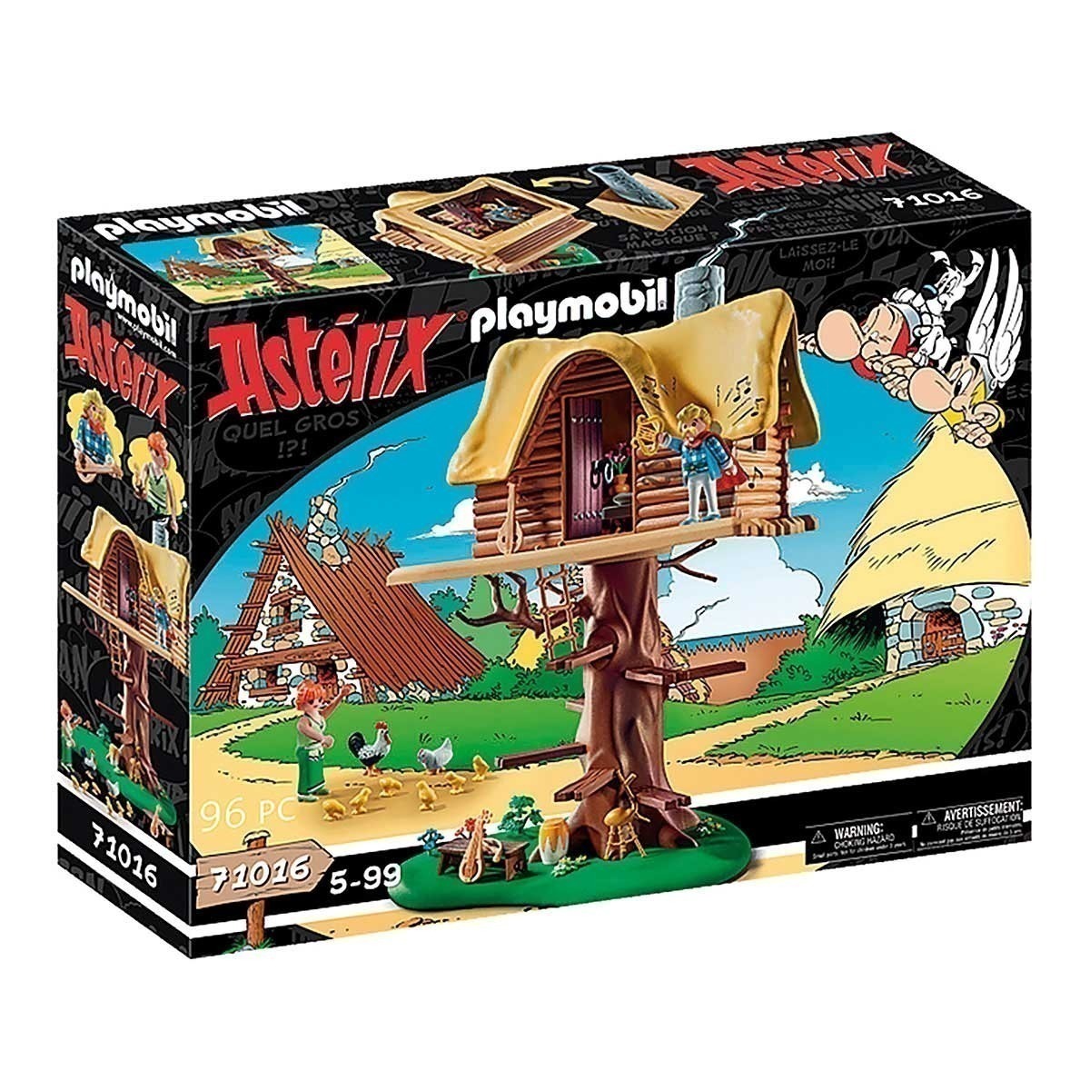 Playmobil - Cacofonix Com Casa Na Árvore - Asterix - 71016