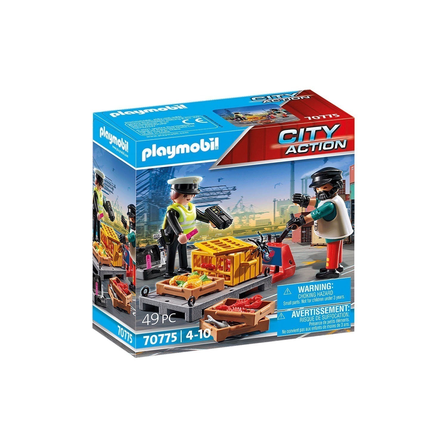 Playmobil - Fiscal Alfandegário - City Action - 70775