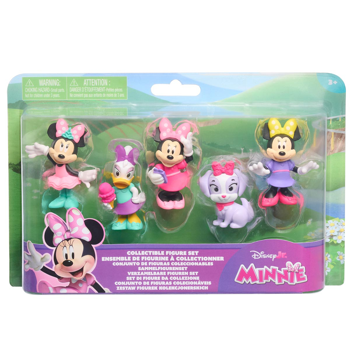 5 Bonecos Minnie (3), Pata Daisy e Cream Puff - Disney Jr. 5 Bonecos Minnie (3), Pata Daisy e Cream Puff - Disney Jr.