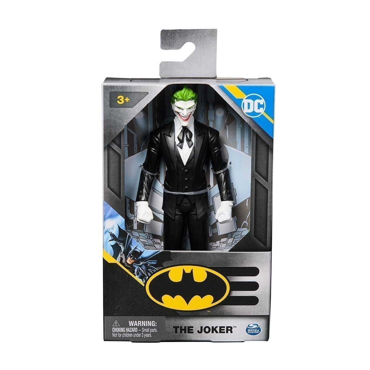 Boneco Coringa com Terno Preto De 15Cm - Dc