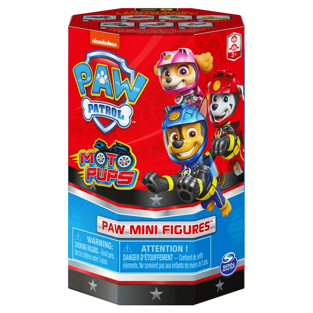 Patrulha Canina - 1 Mini Boneco Moto Sortido