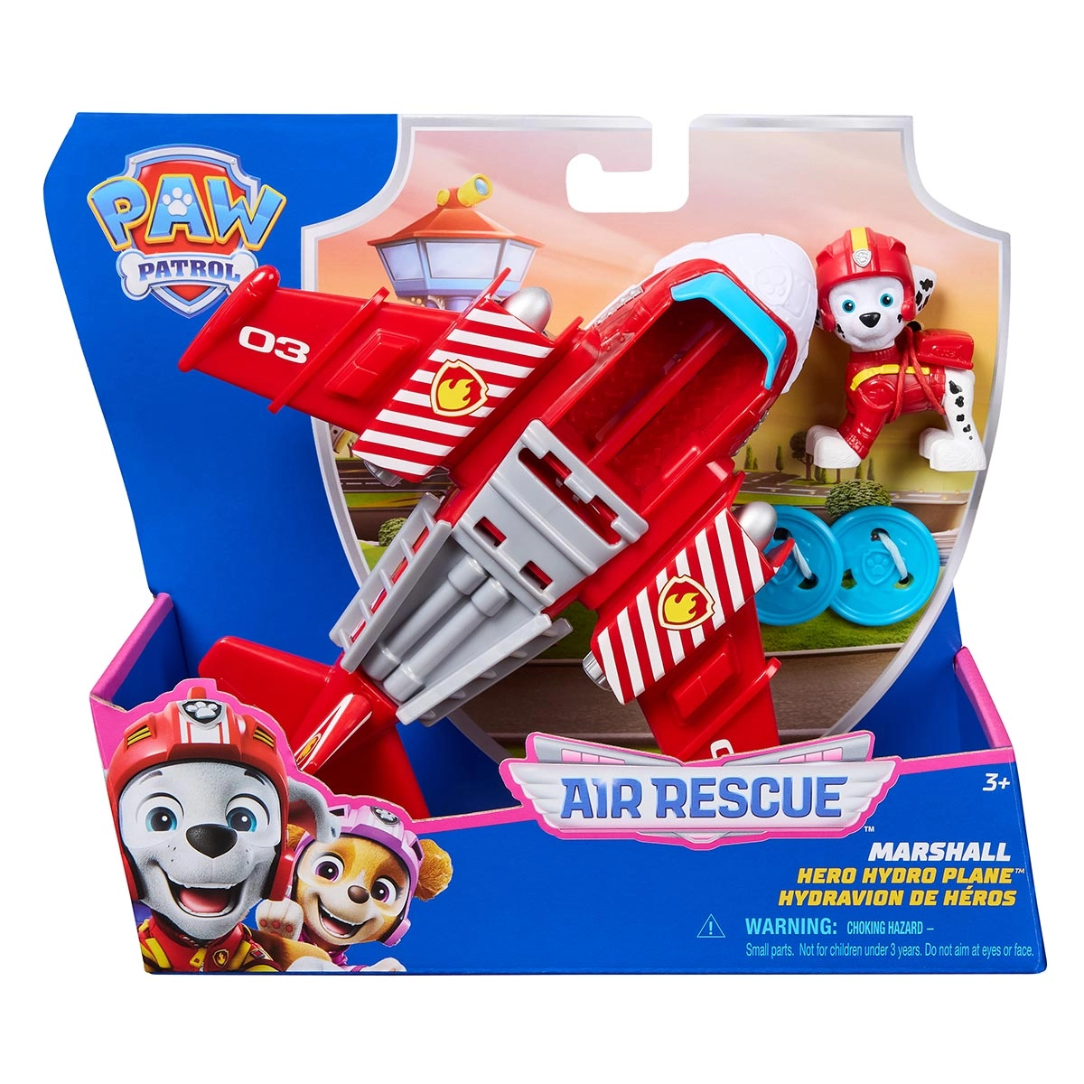 Aviao de Resgate com Boneco Marshall - Patrulha Canina