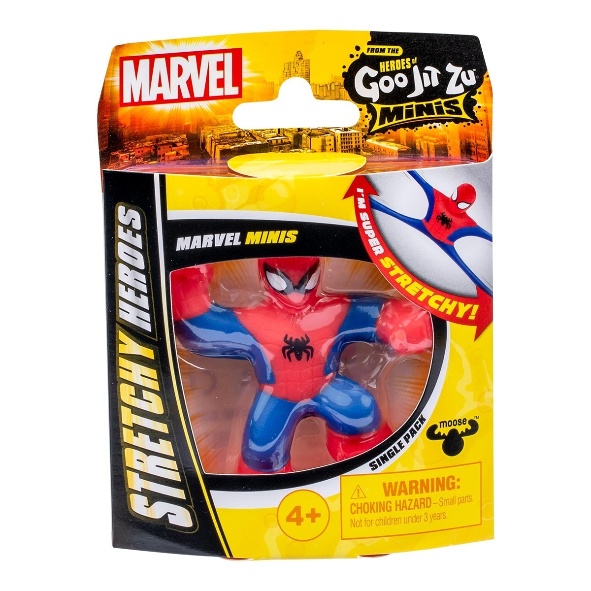Mini Boneco Elástico Homem Aranha de 6cm - Goo Jit Zu