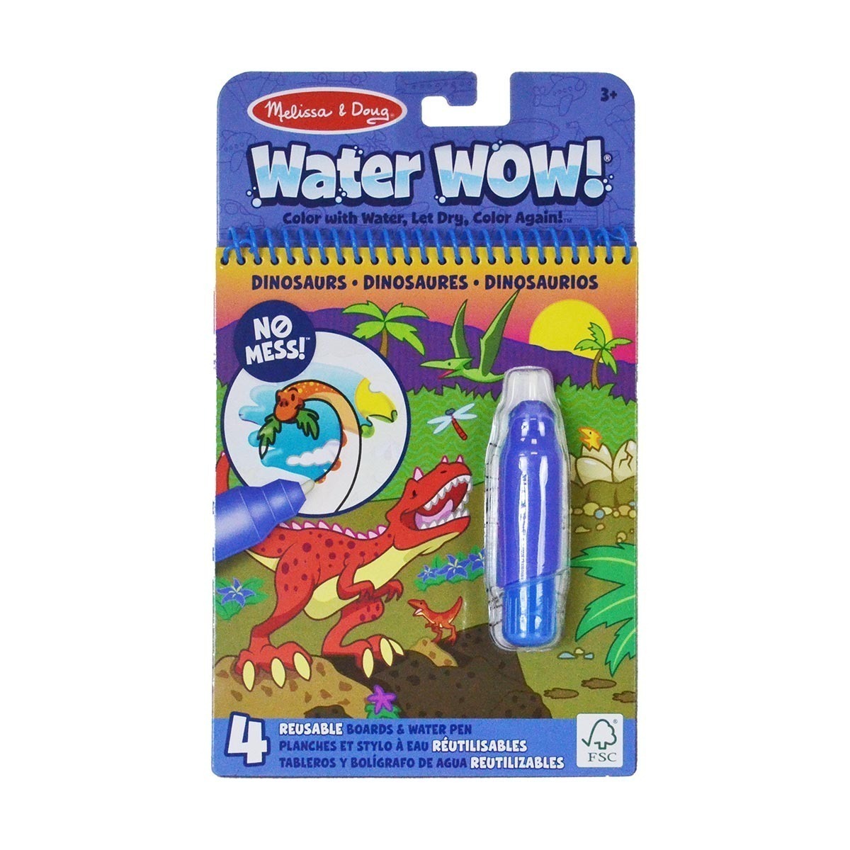 Caderno e Caneta de Agua Tema: Dinossauros - Melissa & Doug