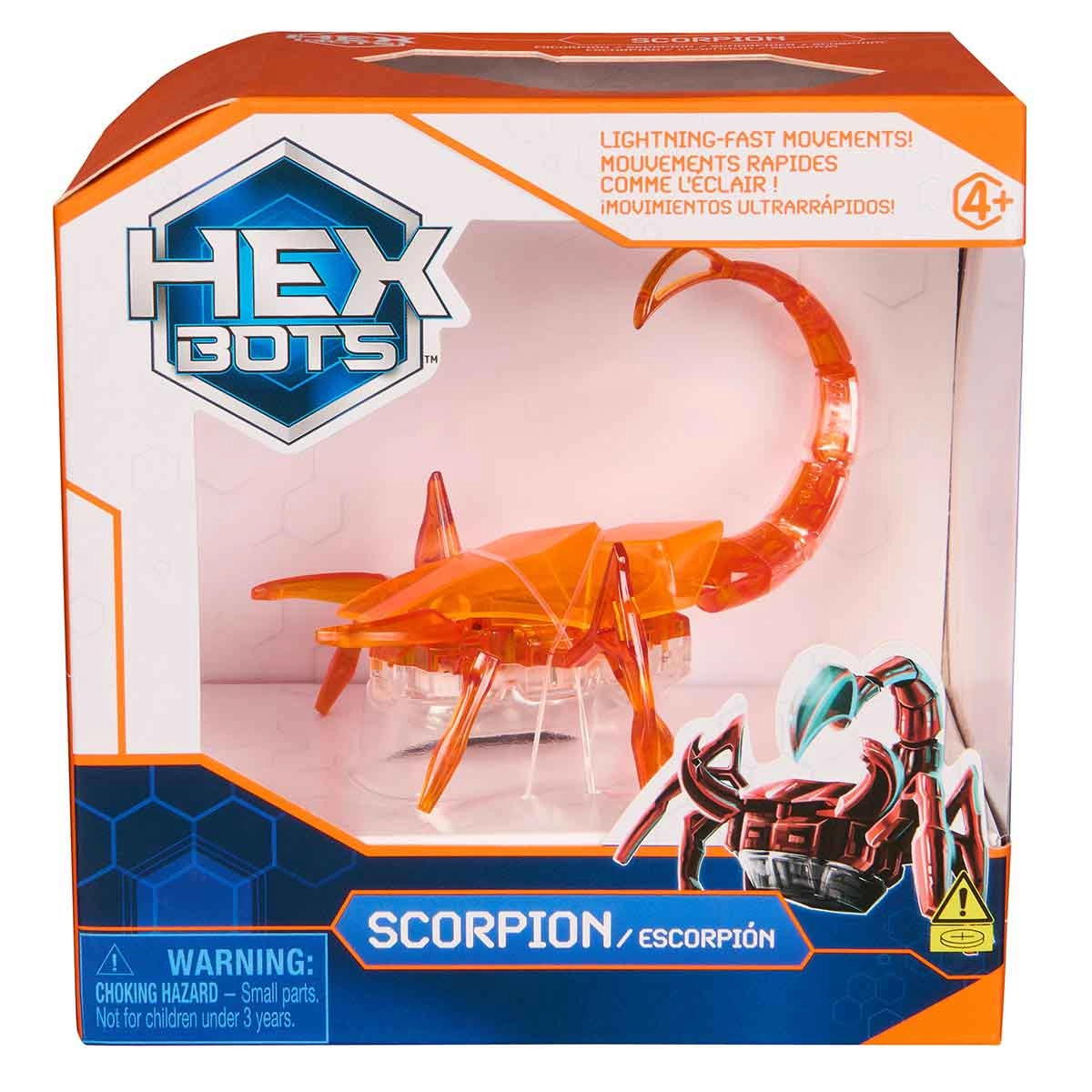 Escorpião Mecânico Laranja (Novo) - Hexbug Mechanical