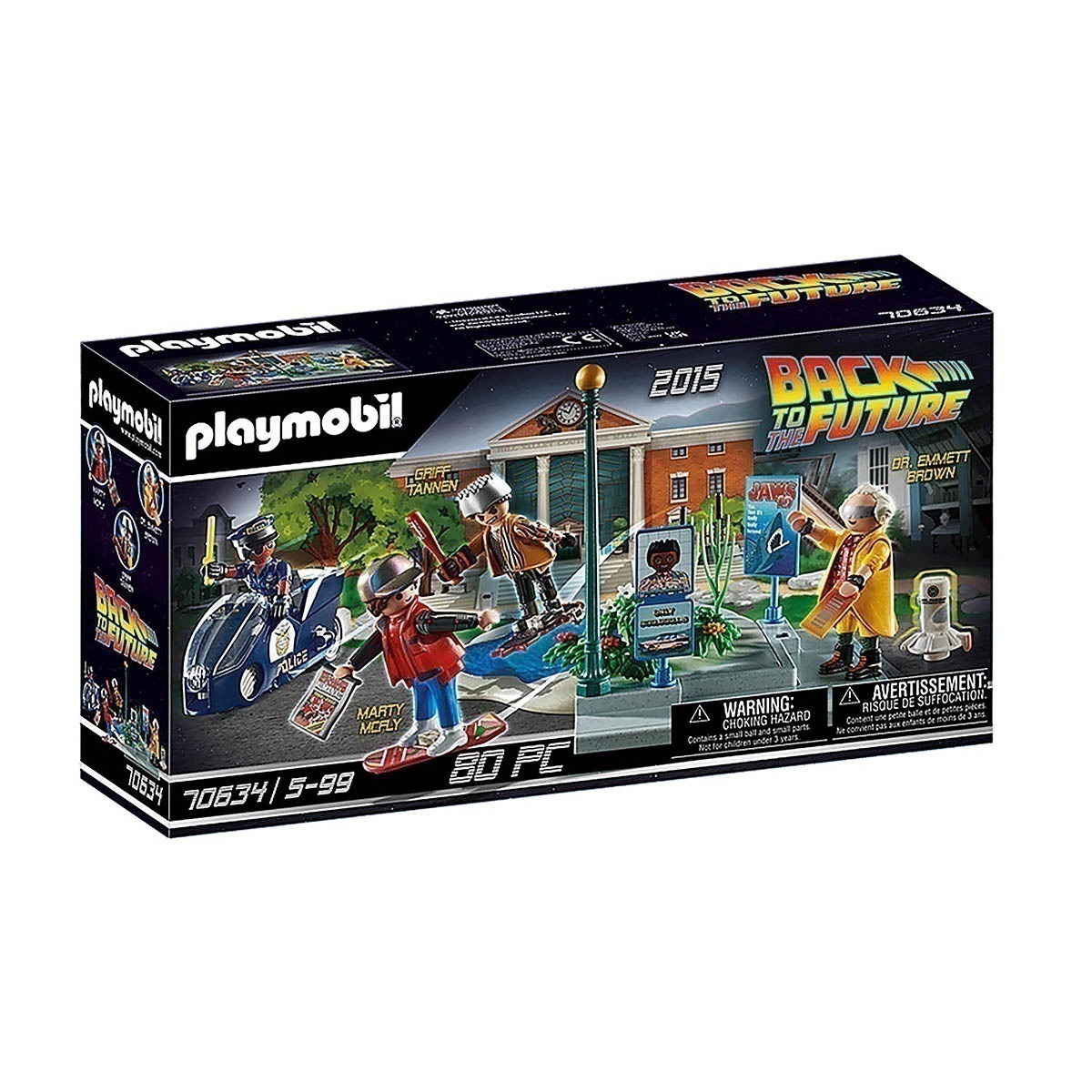 Playmobil - Parte Ii Hoverboard Chase - De Volta Para O Futuro - 70634