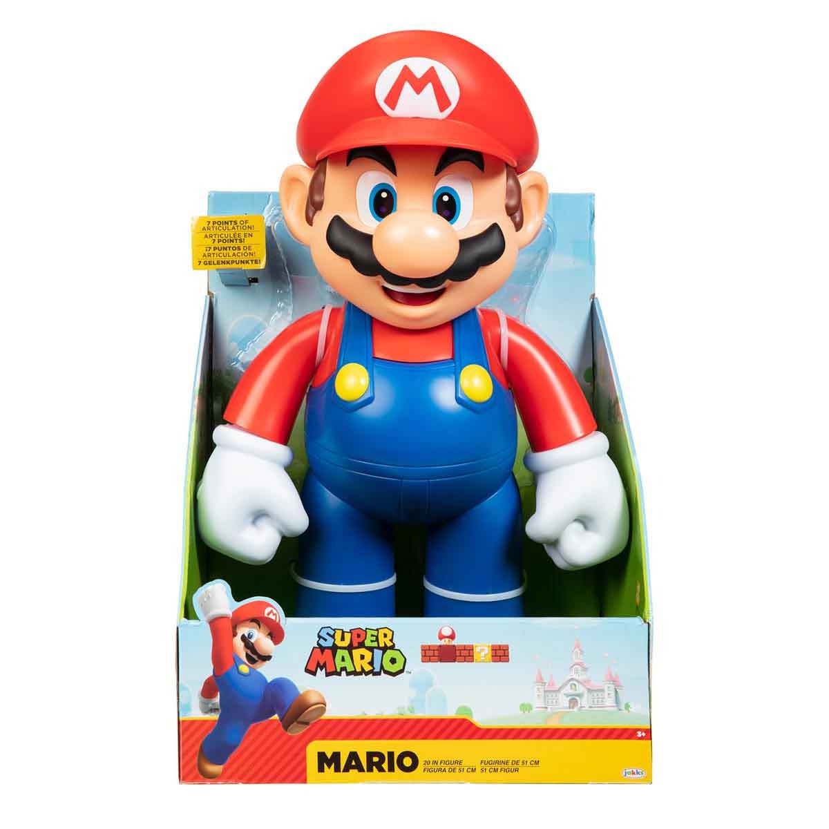 Boneco Do Mario Gigante De 51Cm - Super Mario