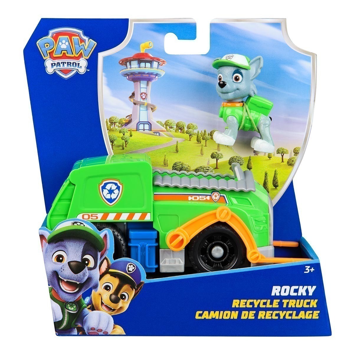 Patrulha Canina - Veículo Do Rocky + Figura De 6Cm (Novo) Patrulha Canina - Veículo Do Rocky + Figura De 6Cm (Novo)