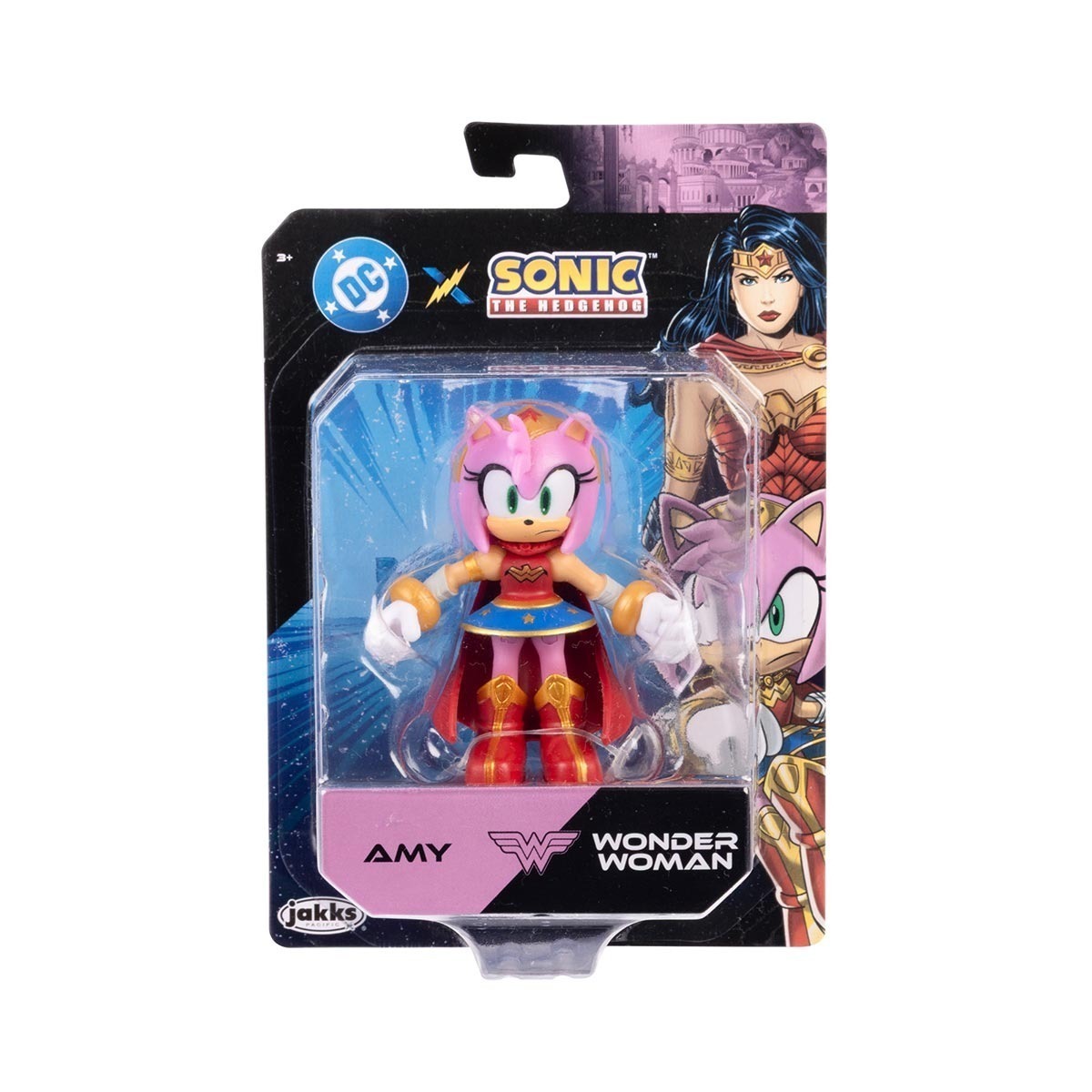 Boneca 6cm Articulada Amy Mulher Maravilha - Sonic Warner