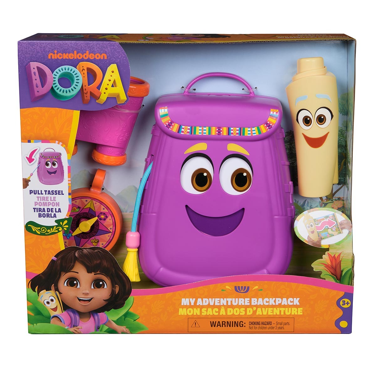 Dora Aventureira - Mochila Com Mapa E Binoculo