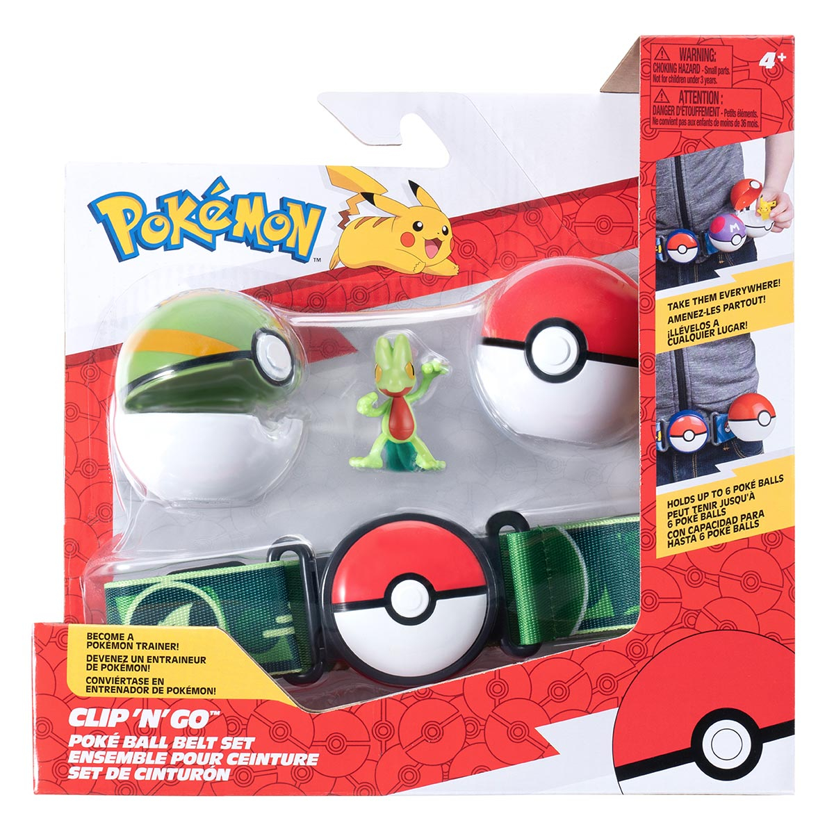 Cinto Com Boneco Treecko E 2 Pokébolas - Pokémon Cinto Com Boneco Treecko E 2 Pokébolas - Pokémon
