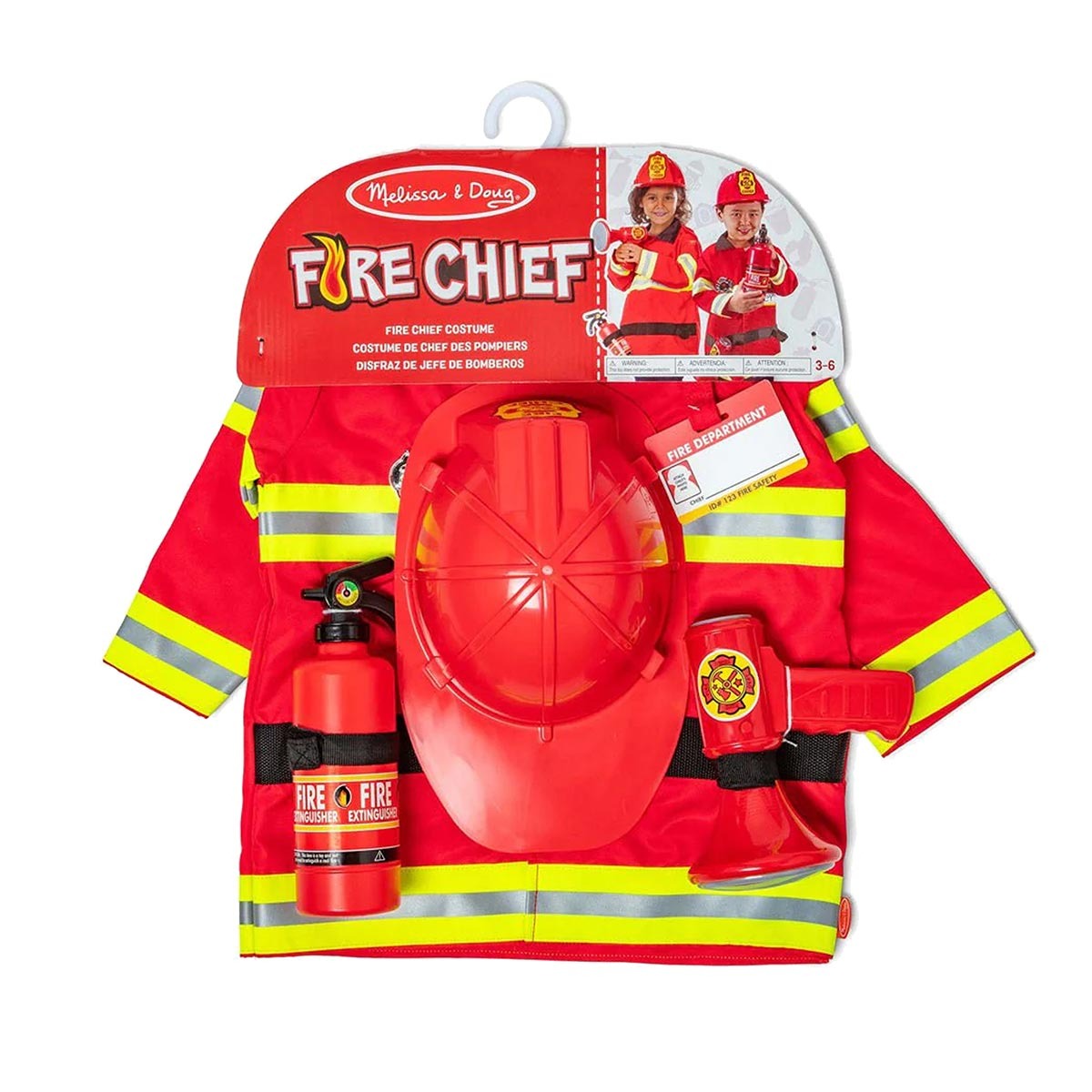 Fantasia de Bombeiro com Acessorios - Melissa & Doug