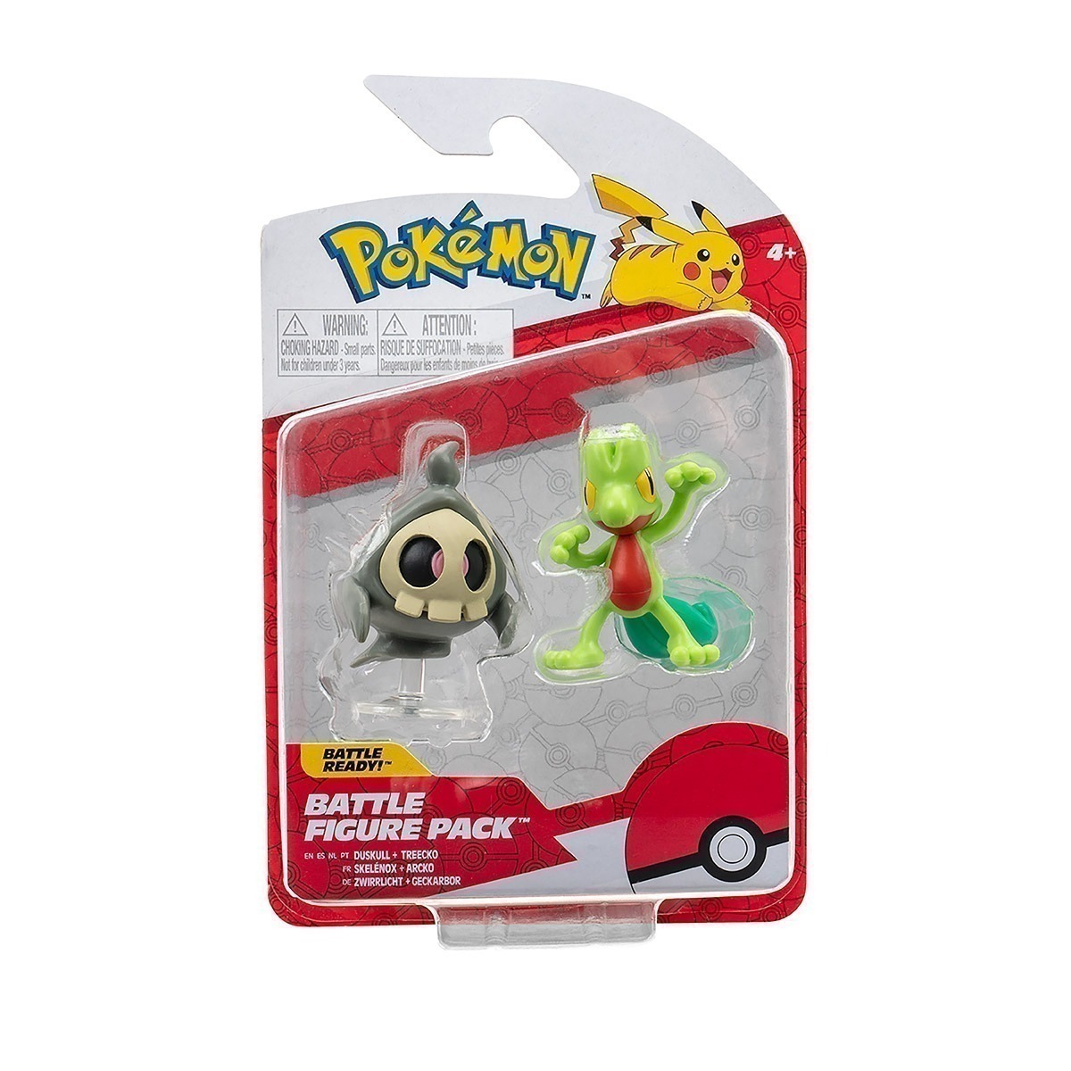 Pokémon - 2 Figuras De Ação Duskull E Treecko - Sunny