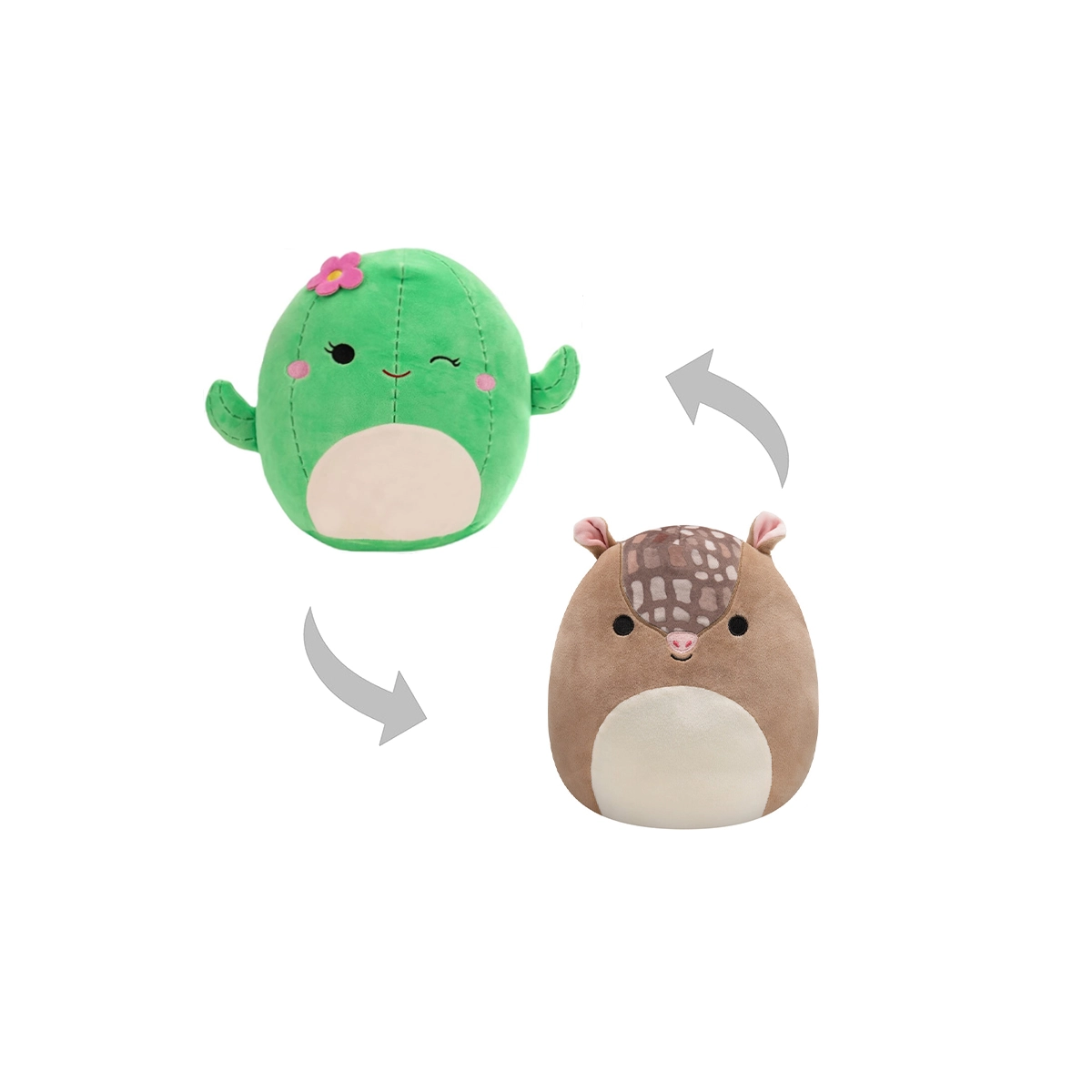 Squishmallows Pelúcia Flip Squad 12Cm - Maritza E Rahima