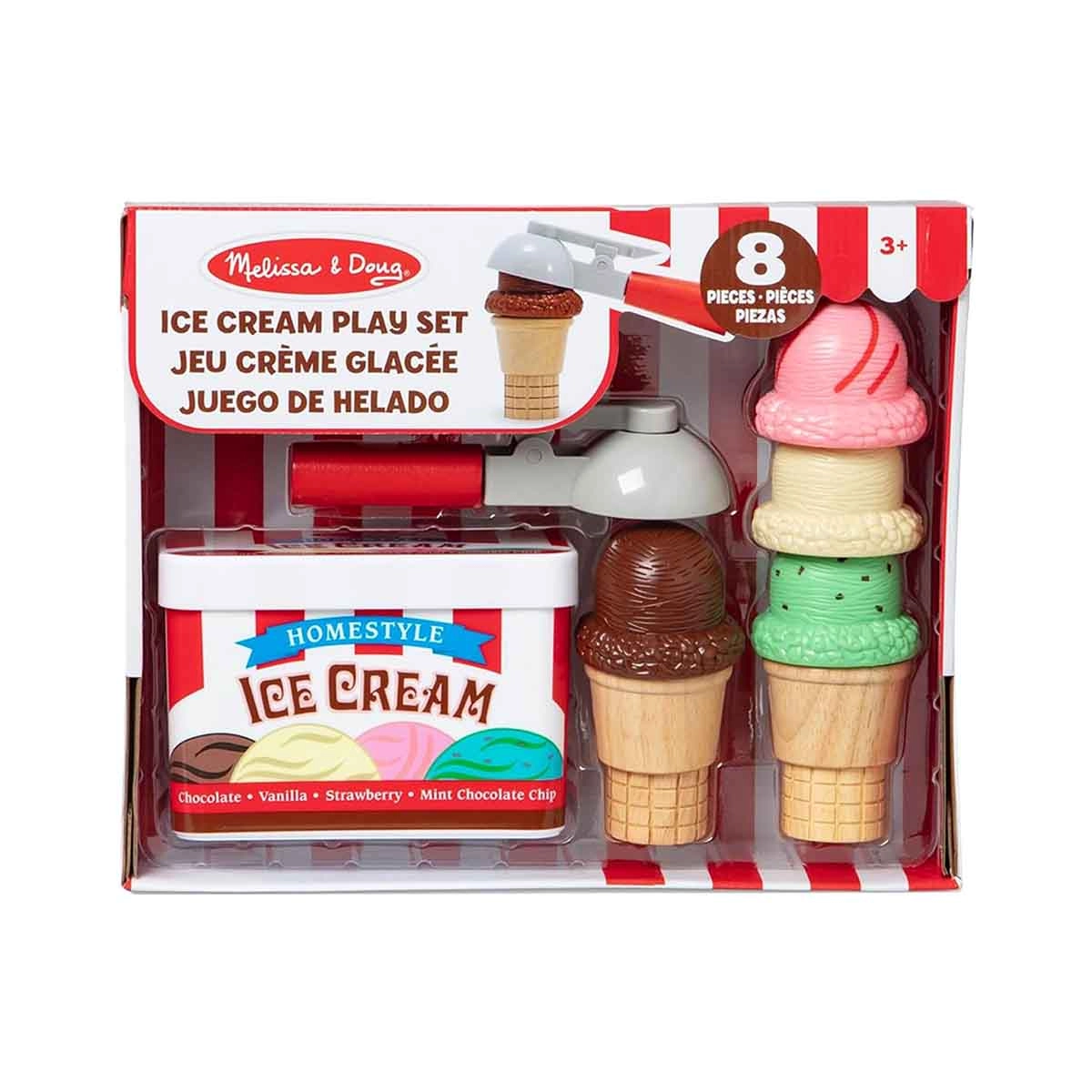 Comidinha Brinquedo Madeira Fabrica Sorvete - Melissa & Doug