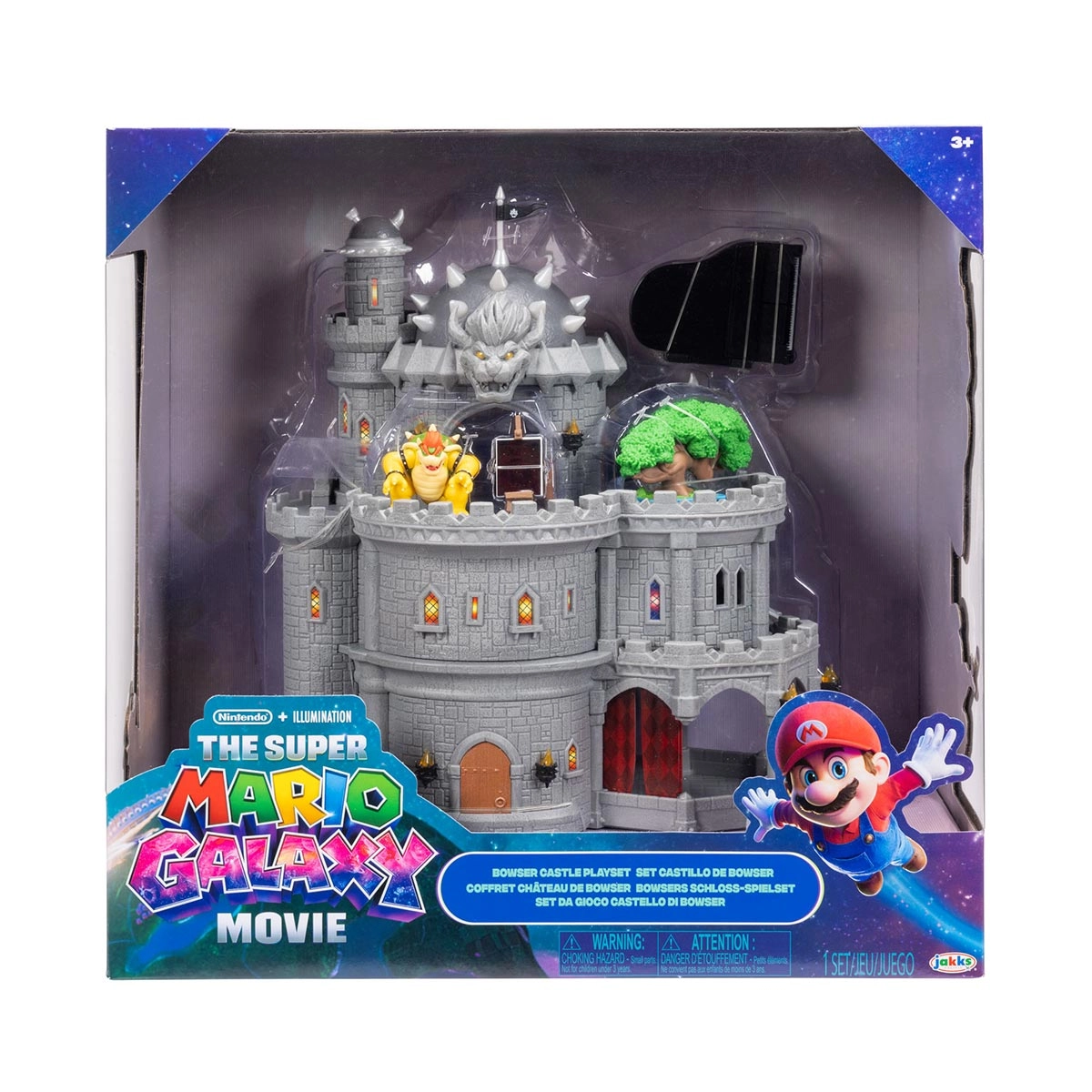 Playset Castelo do Bowser com Boneco Bowser - Super Mario Filme