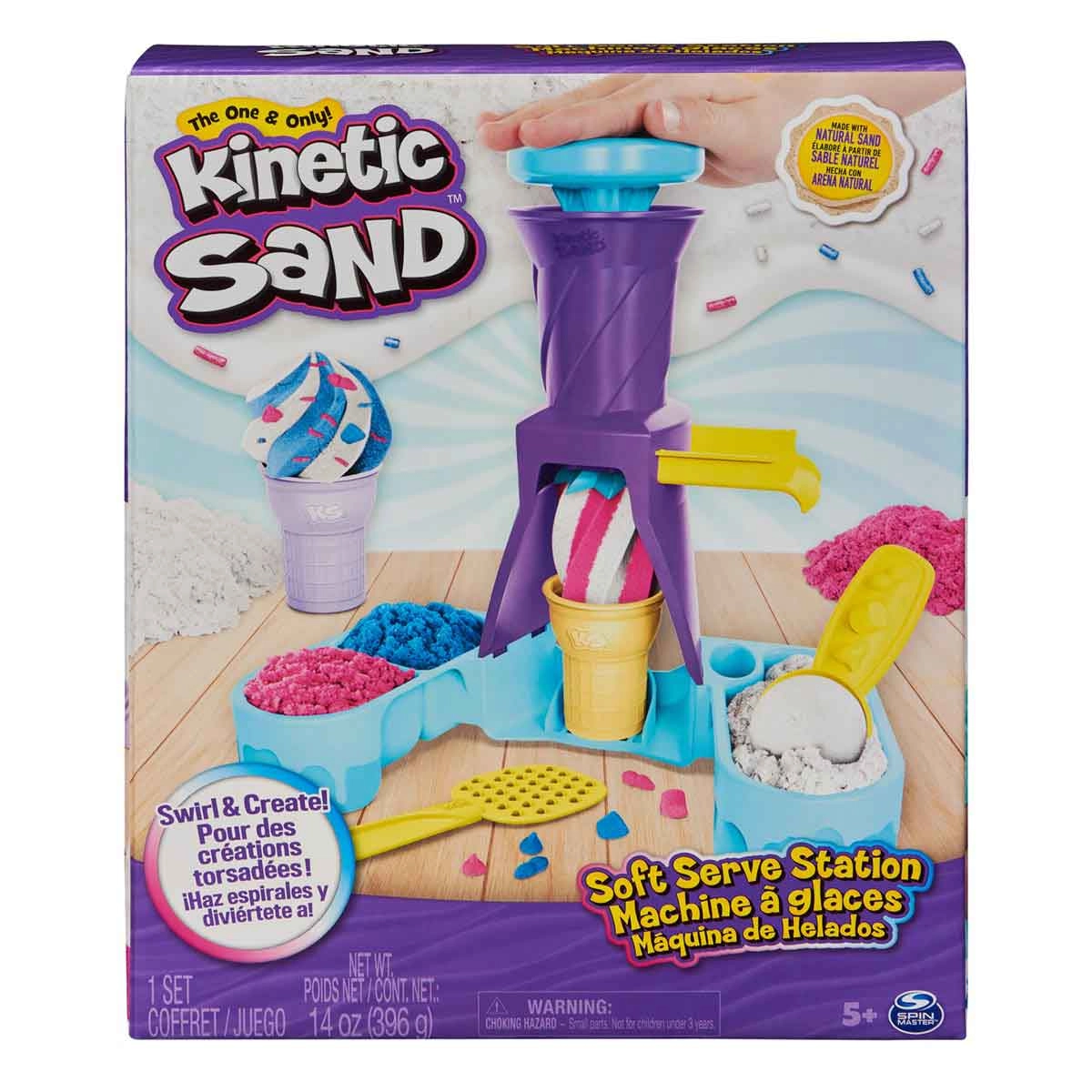 Estacao Expressa De Sorvete + 396g Areia - Kinetic Sand