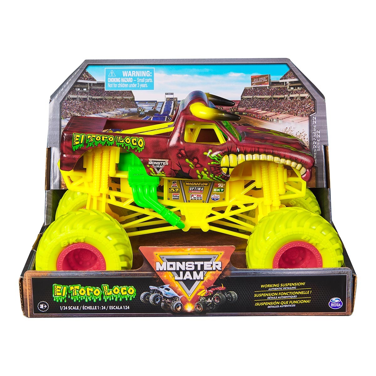 Carrinho El Toro Loco Série 22 Escala 1:24 - Monster Jam