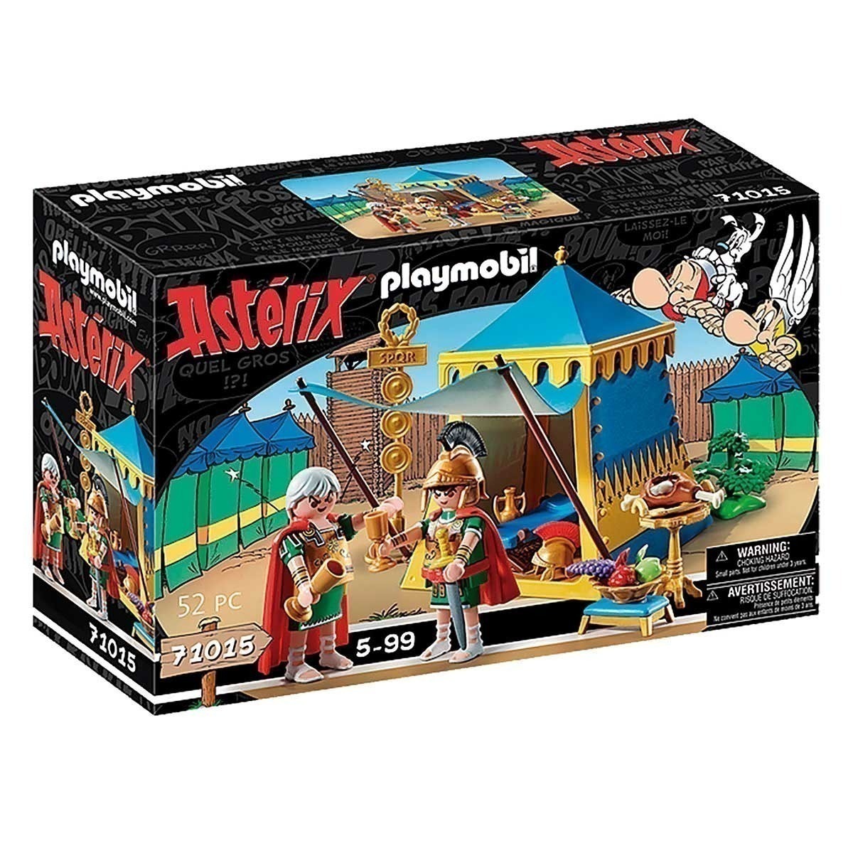 Playmobil - Tenda Do Lider Com Generais - Asterix - 71015