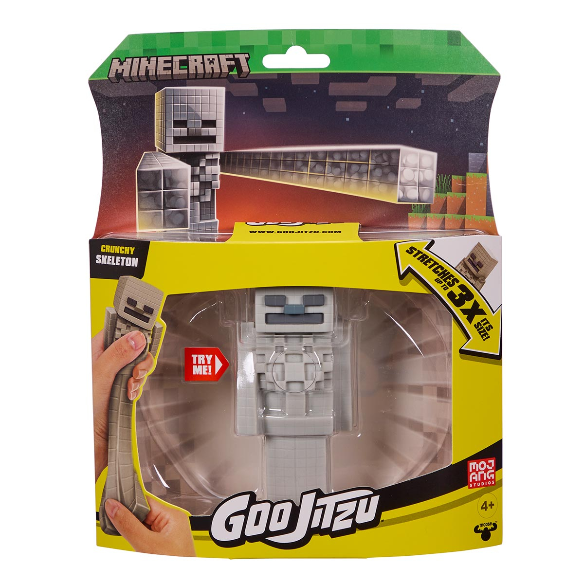 Boneco Elástico Esqueleto - Goo Jit Zu Minecraft