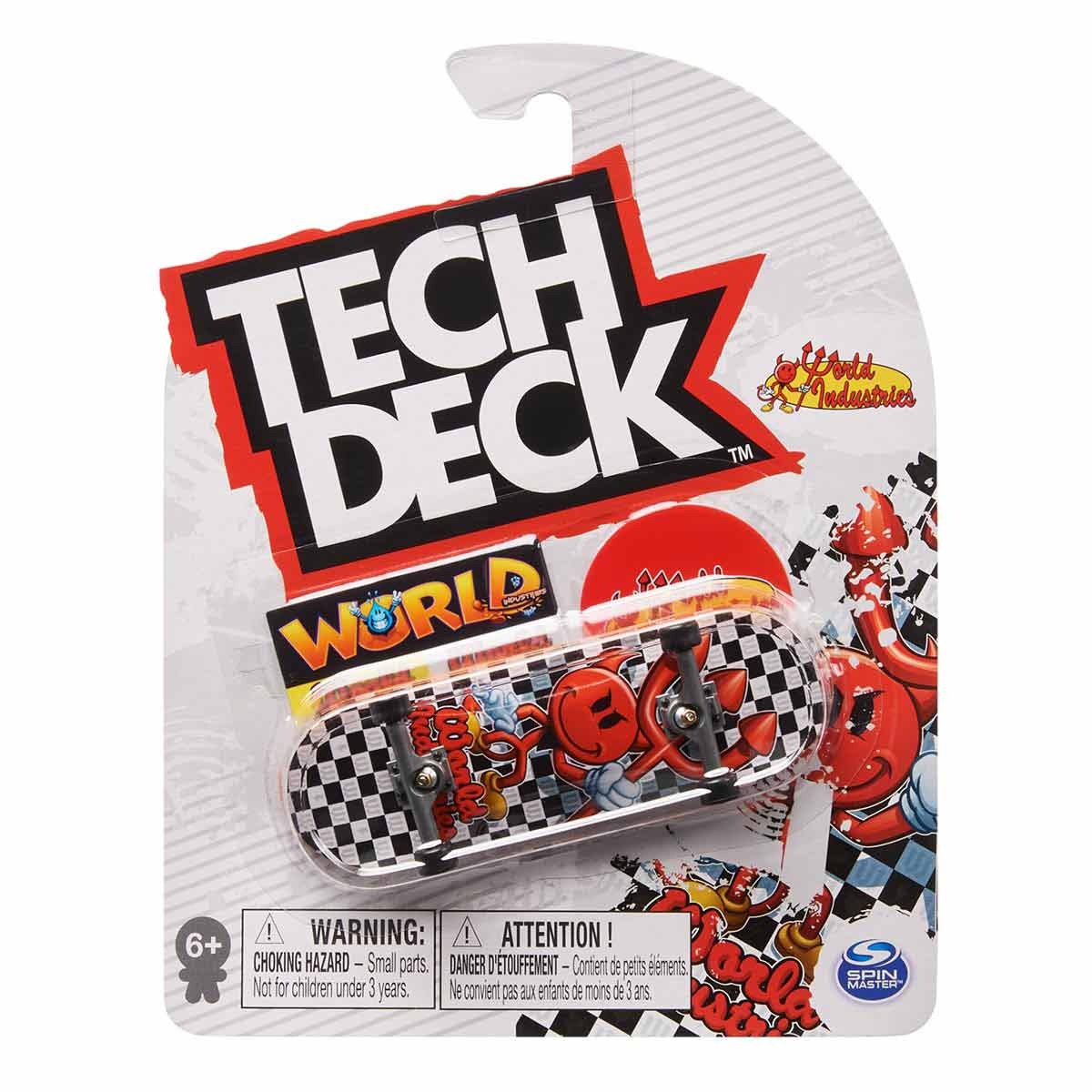 Skate De Dedo 96Mm - World Industries Vermelho - Tech Deck