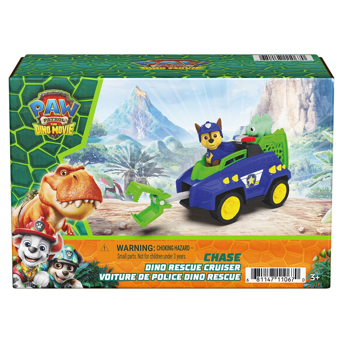 Cruzador do Chase com Boneco - Patrulha Canina: Uma Aventura Dino Cruzador do Chase com Boneco - Patrulha Canina: Uma Aventura Dino