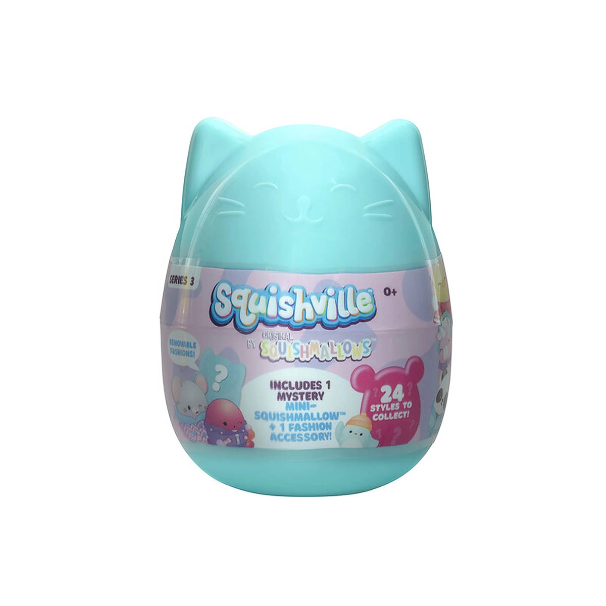 Squishville - Mini Squishmallows Surpresa Azul - Série 3